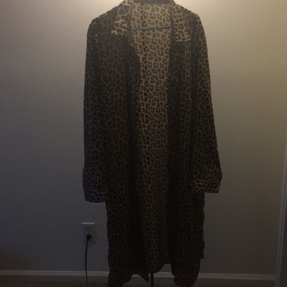 Cheetah Print dress shirt